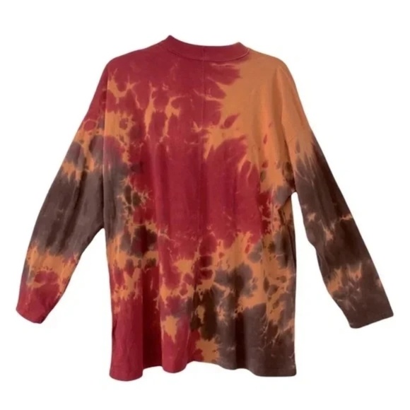 Free People We The Free | French Roast Oversized Cotton Tie Dye Tee, Small - Picture 3 of 8